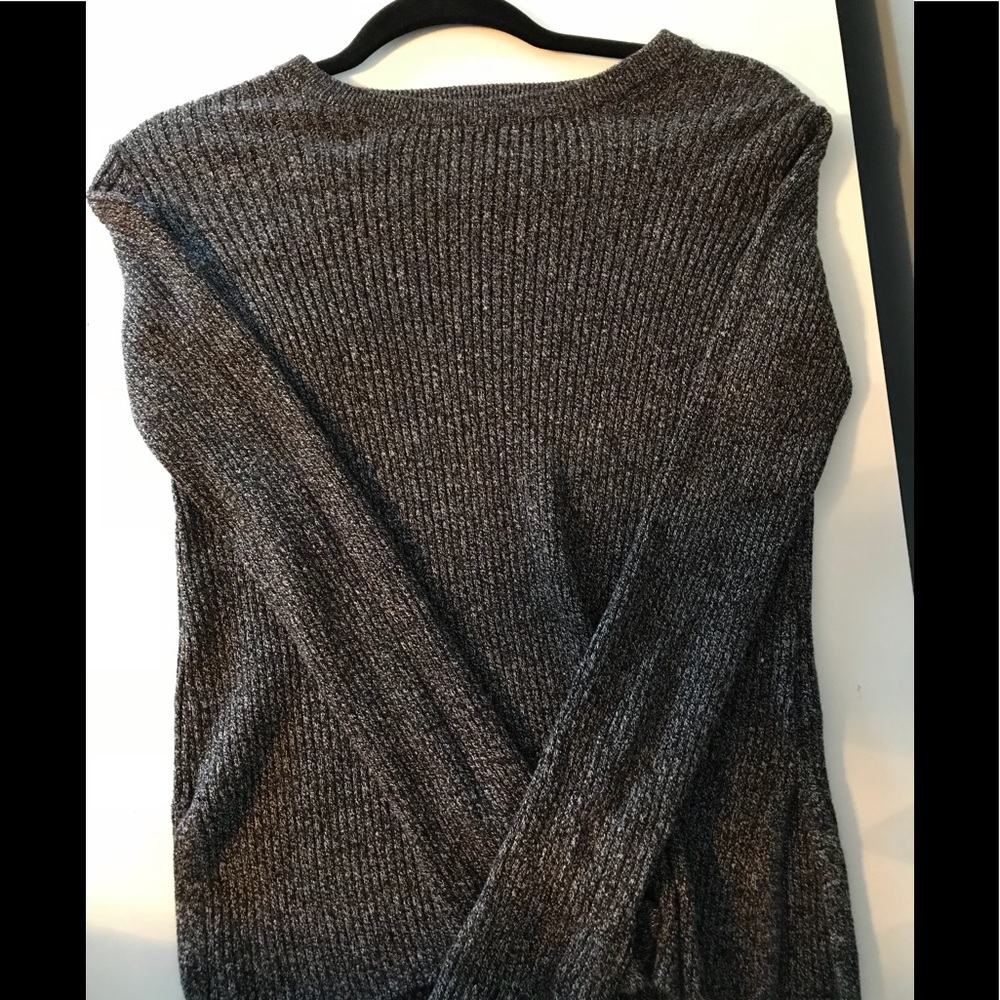 Gray sweater